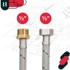 Fleksibilni konektor 1/2" ženski-muški pleteni čelik 80 cm set 2 kom